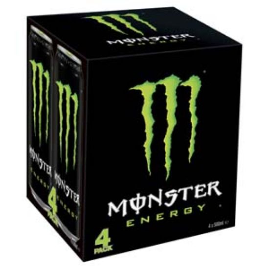 Picture of 500 Monster Energy (Green) 4pk x6 DRS